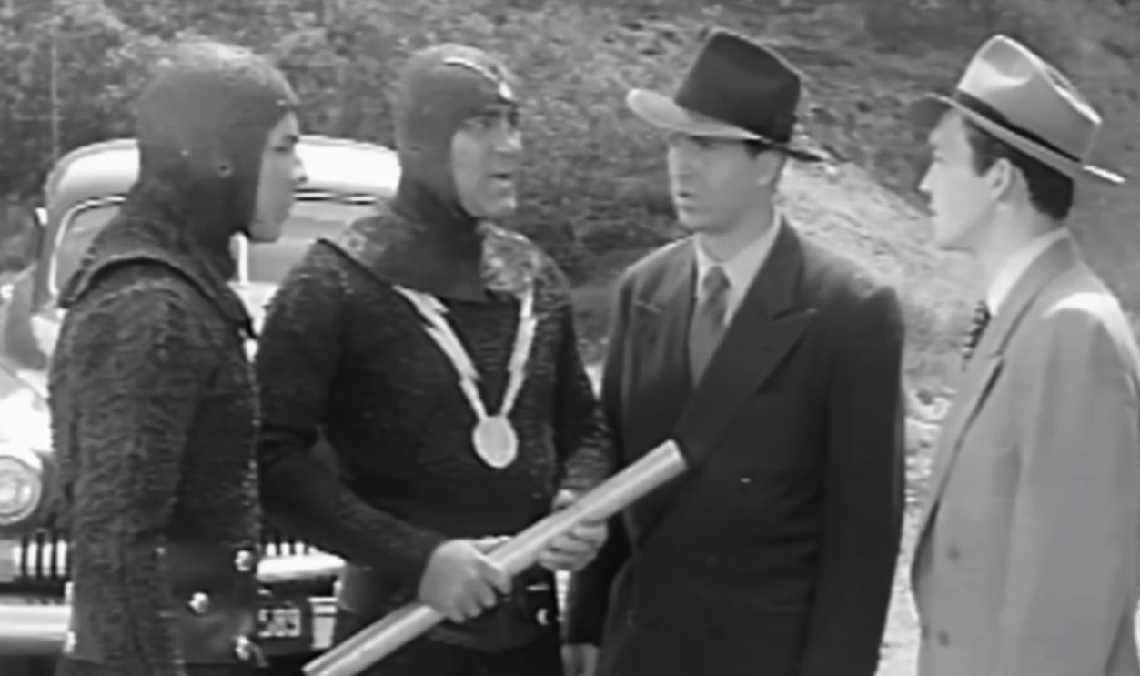 Screenshot from Zombies of the Stratosphere (1952) 