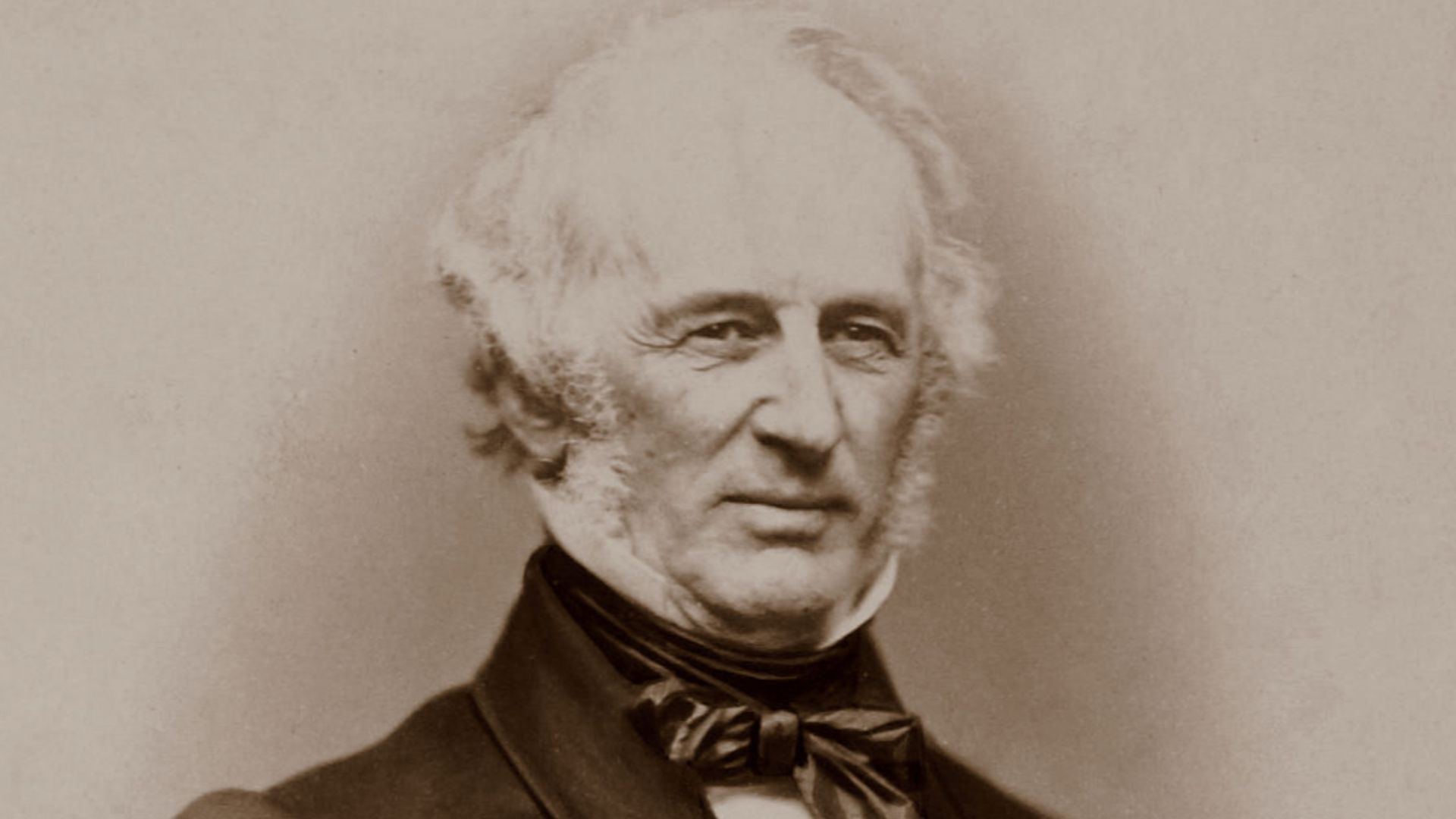 Cornelius Vanderbilt, three-quarter view.
