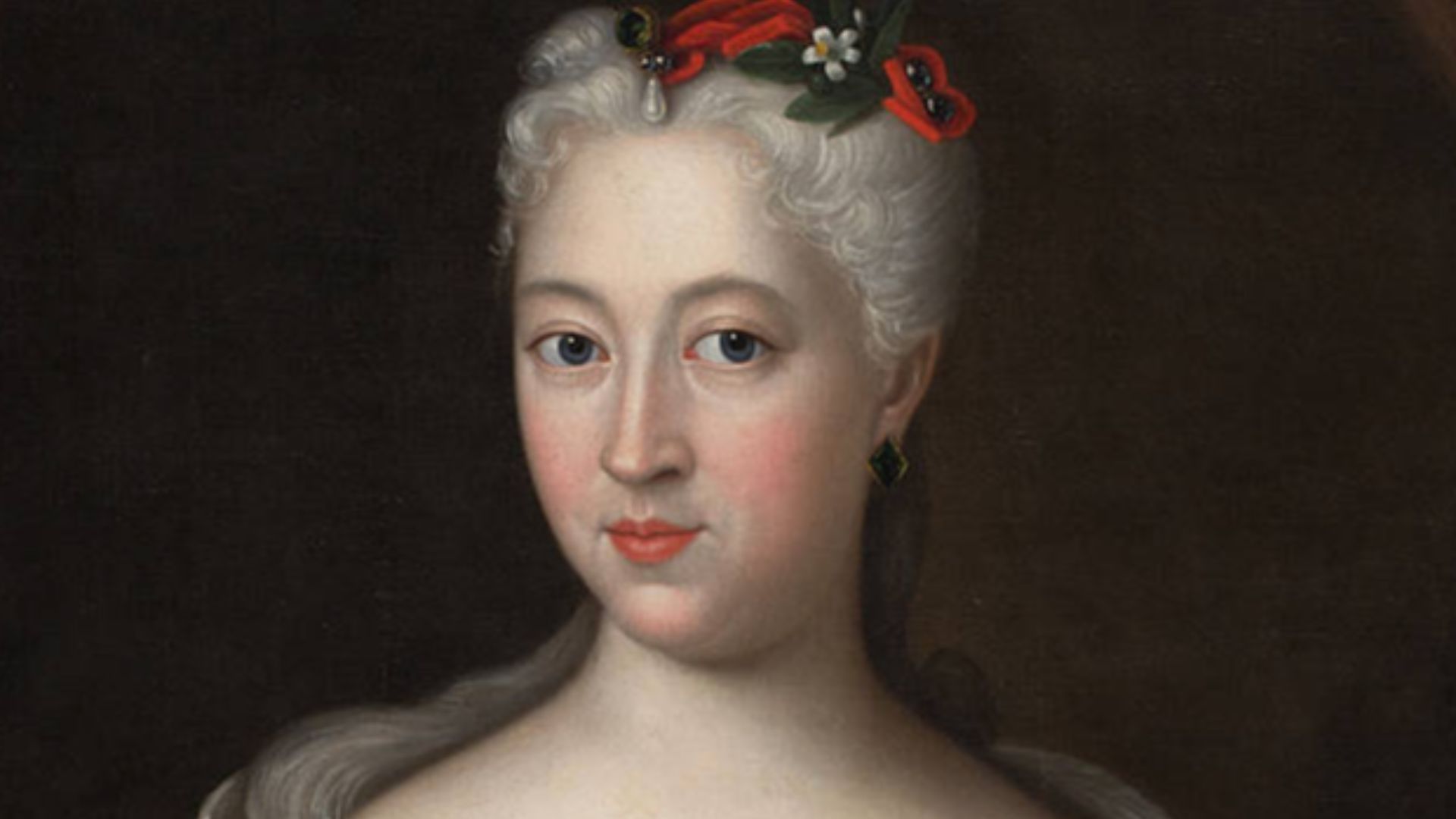 So-called Portrait of Elisabeth Christine of Brunswick-Wolfenbüttel-Bevern (1715-1797), wife of Frederick II of Prussia (1712-1786).
The sitter bears little physical resemblance to verified representations of Elisabeth Christine of Brunswick.