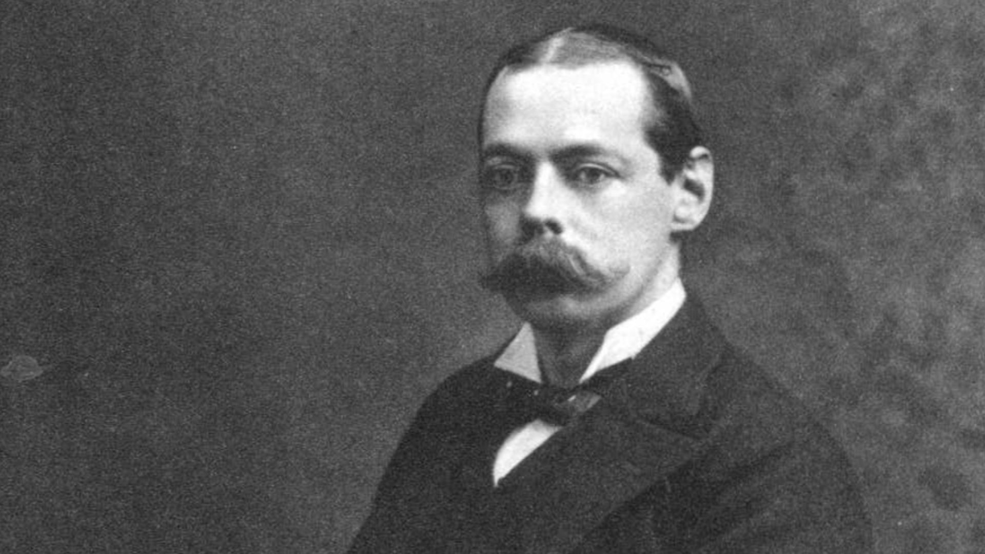 Portrait photograph of Lord Randolph Churchill taken in 1883.