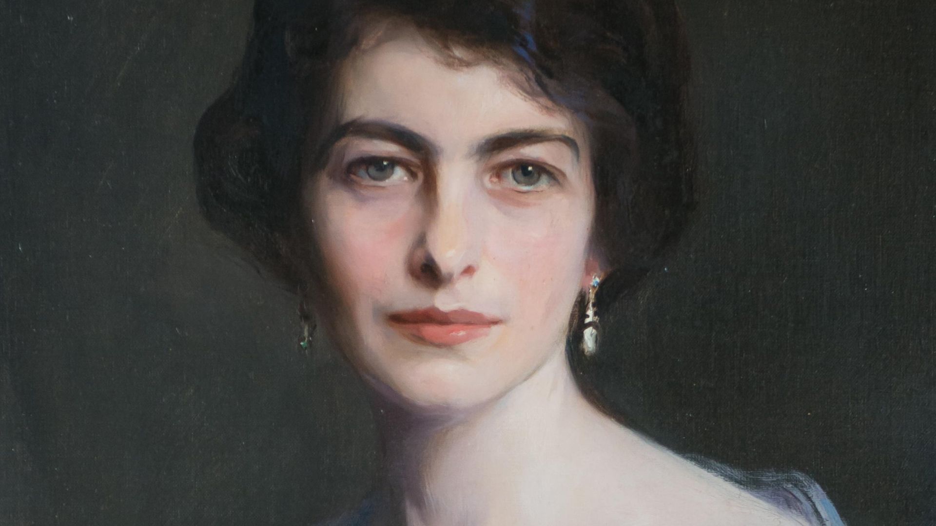 Portrait of Countess Laszlo Szechenyi, Gladys Moore Vanderbilt (1921), the youngest child and daughter of Mr. and Mrs. Cornelius Vanderbilt, II.