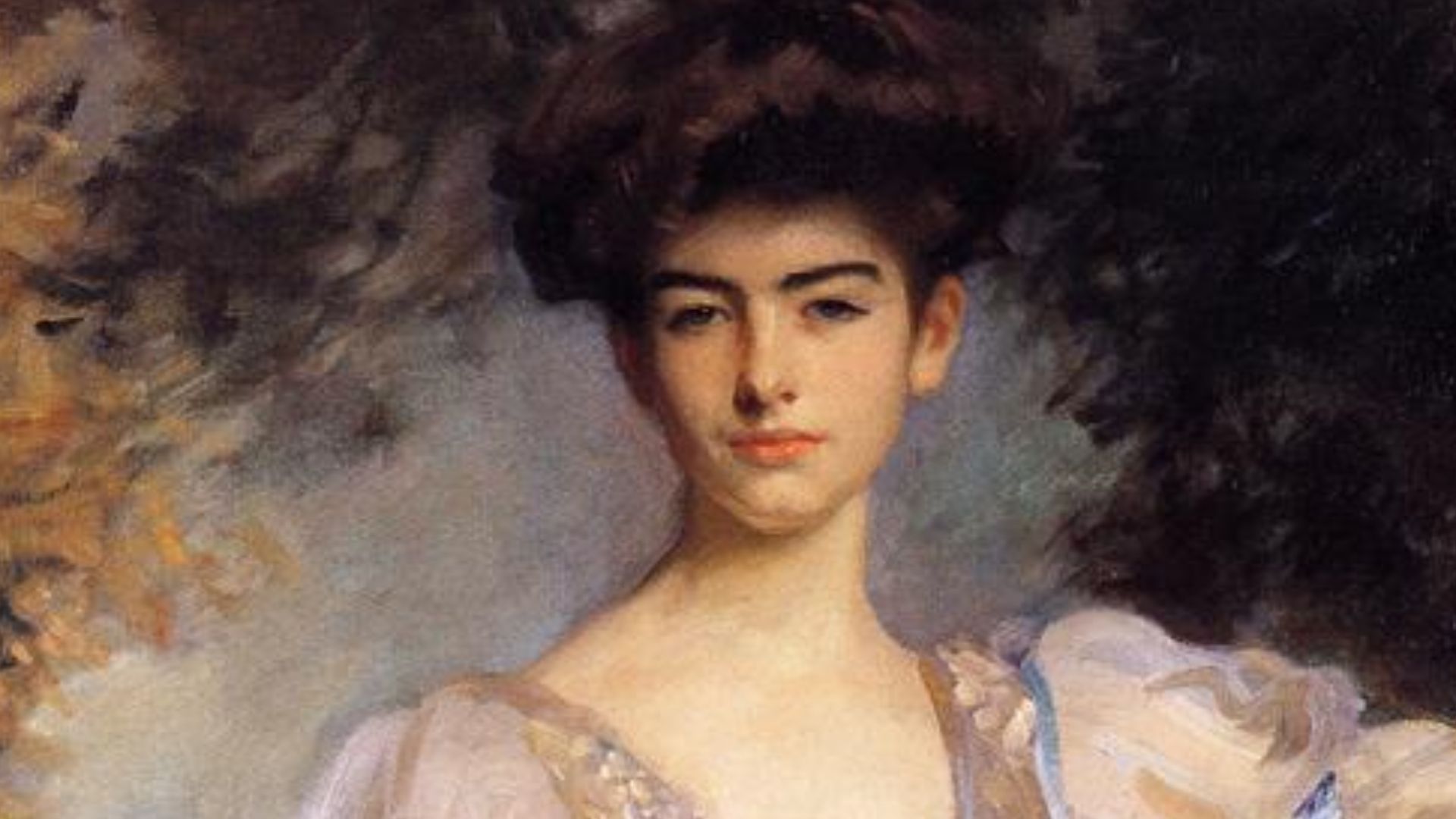 Gladys Vanderbilt
John Singer Sargent -- American painter
1906
Private collection
Oil on canvas
152.4 x 96.5 cm (60 x 40 in.)
Inscribed: (Lower right:) John S. Sargent/1906

 Jpg: .the-athenaeum