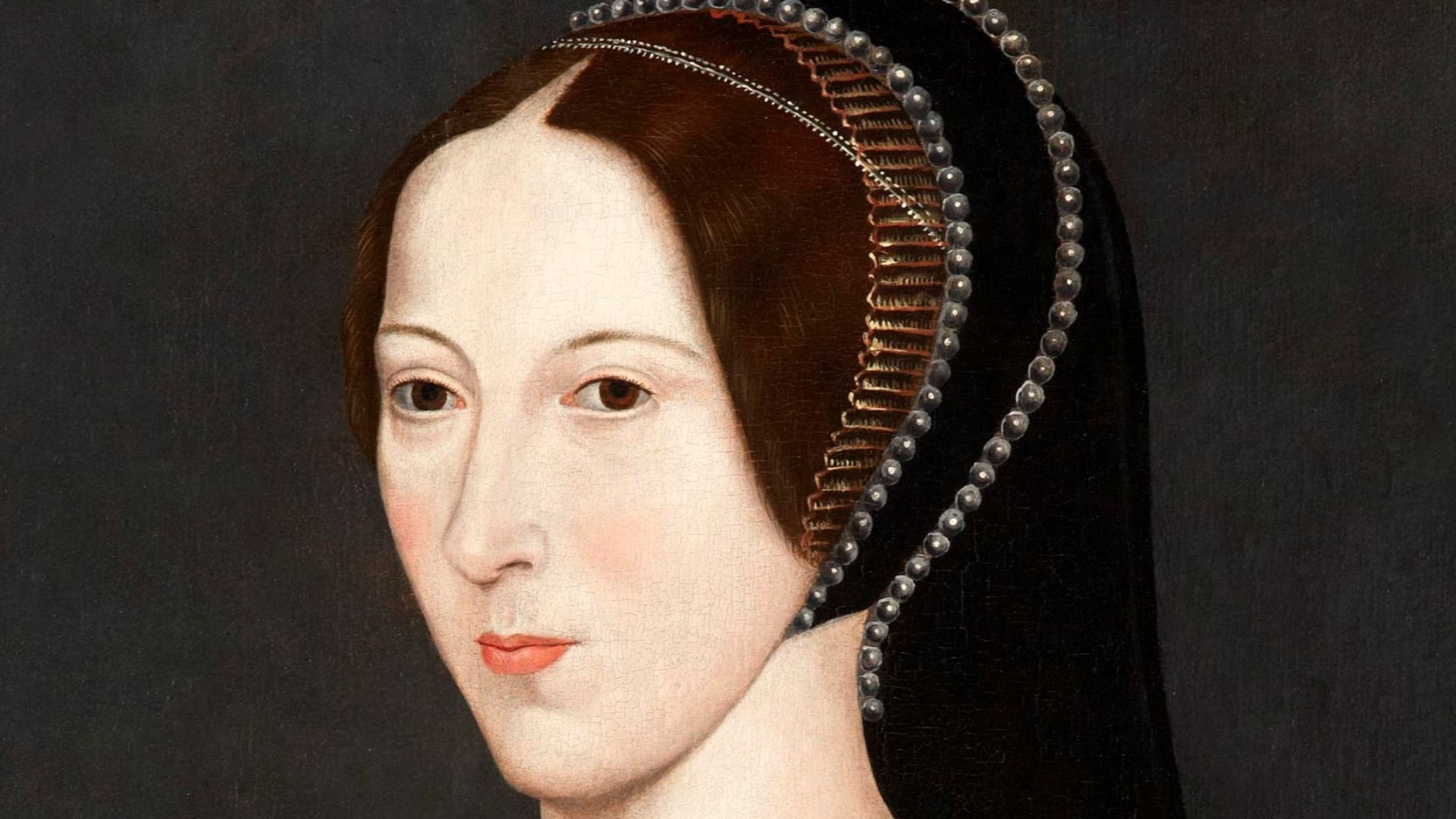 Posthumous painting of Anne Boleyn at Hever Castle, c. 1583