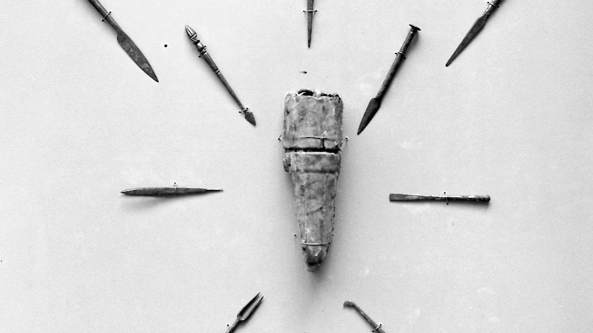 Surgical instruments and case. Group display.

Wellcome Images
Keywords: instruments