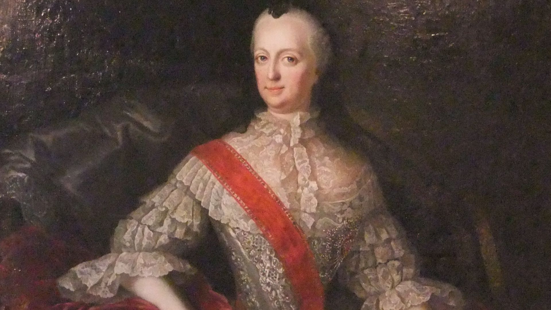 Portrait of Joanna Elisabeth of Holstein-Gottorp (1712-1760), mother of Catherine the Great