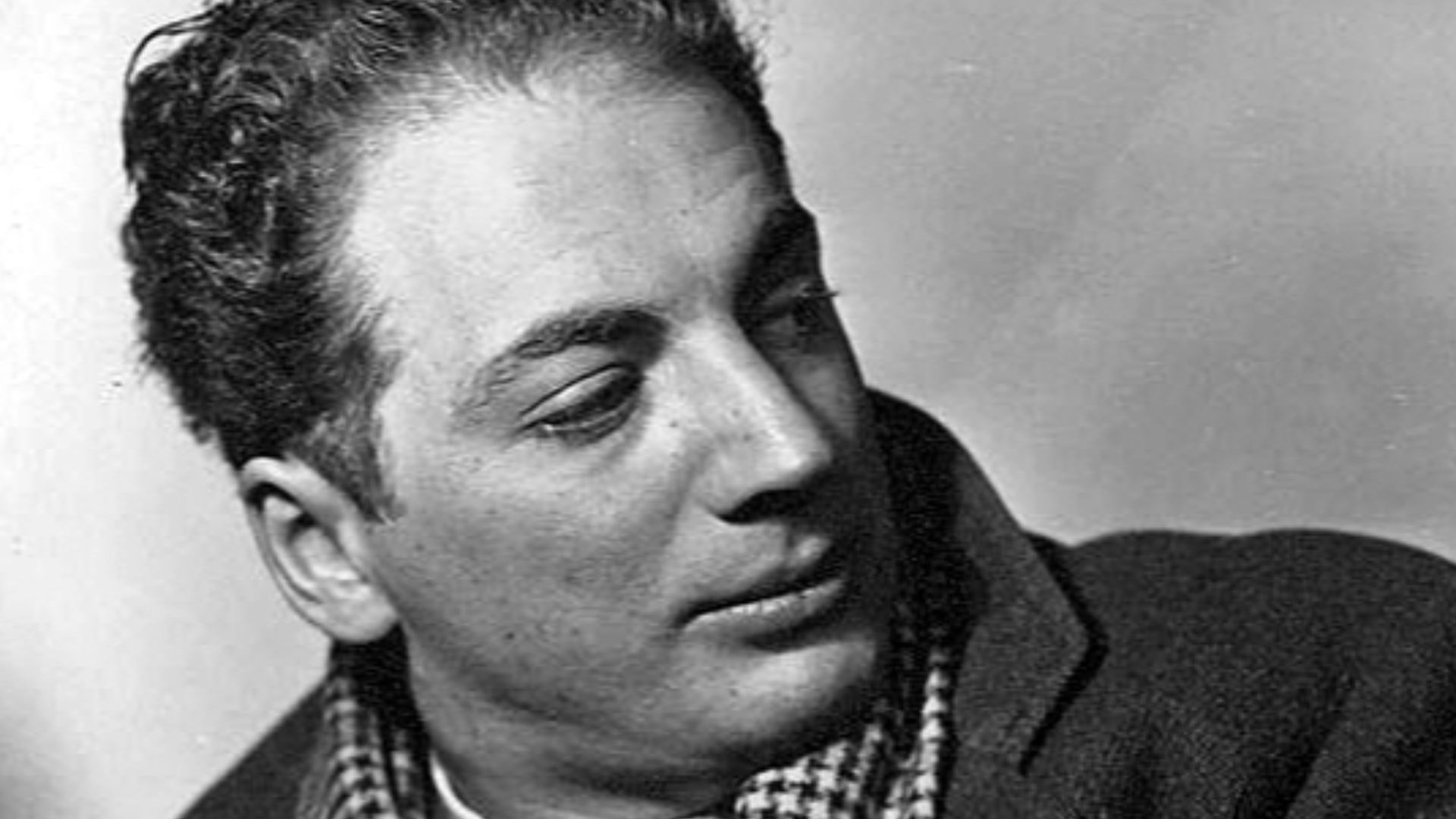 Publicity portrait of Clifford Odets, with signature.