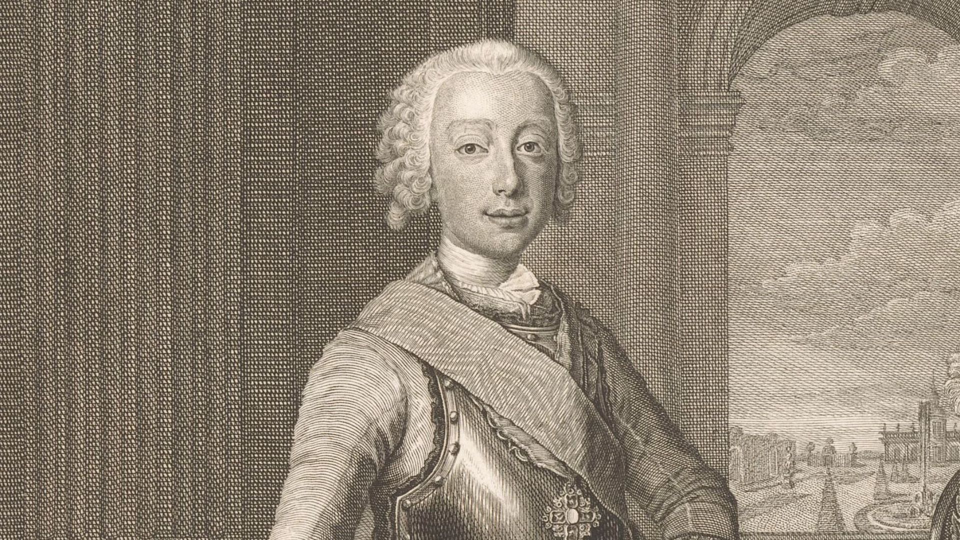 IdentificatieTitel(s): Portret van Friedrich August von Anhalt-ZerbstObjecttype: prent Objectnummer: RP-P-1911-4086Catalogusreferentie: HAB A 403Opschriften / Merken: verzamelaarsmerk, verso, gestempeld: Lugt 2228VervaardigingVervaardiger: prentmaker: Joh