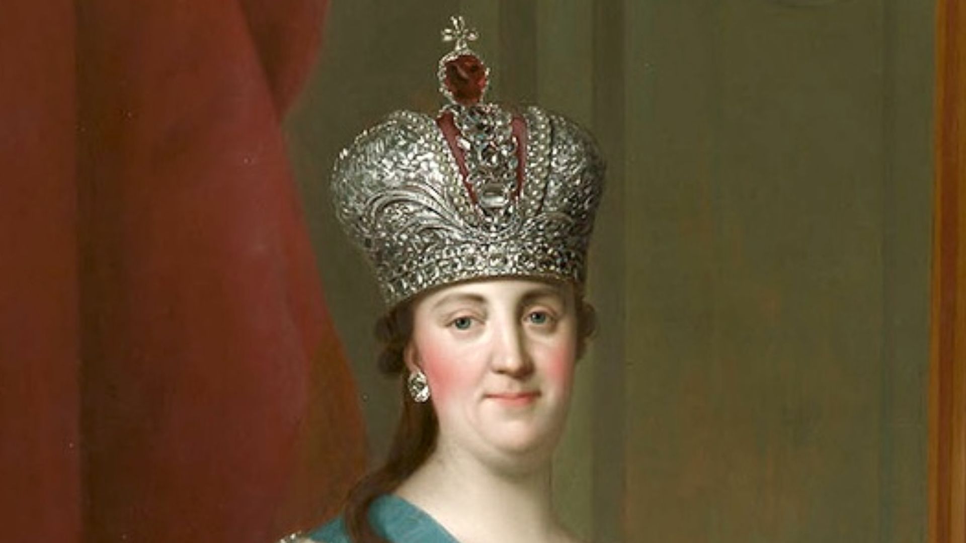 Catherine the Great in her Coronation Robe