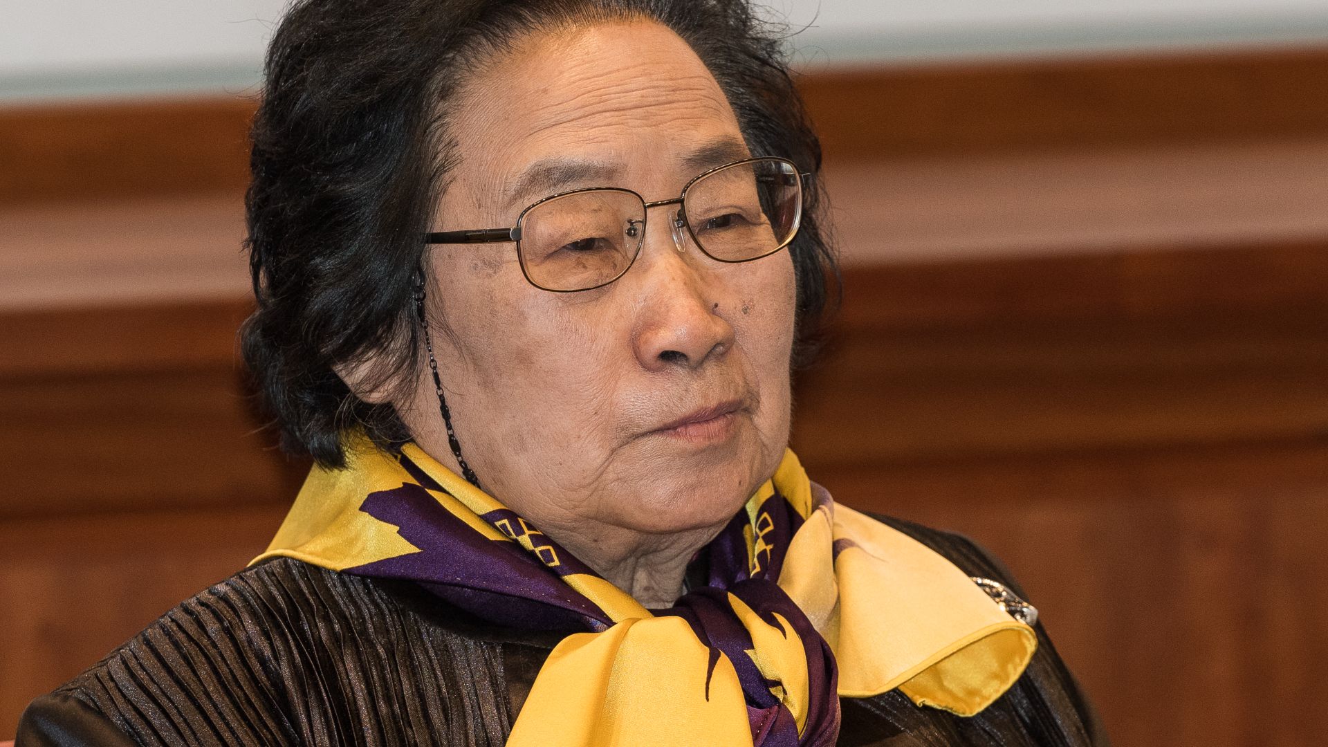Tu Youyou, Nobel Laureate in medicine in Stockholm December 2015