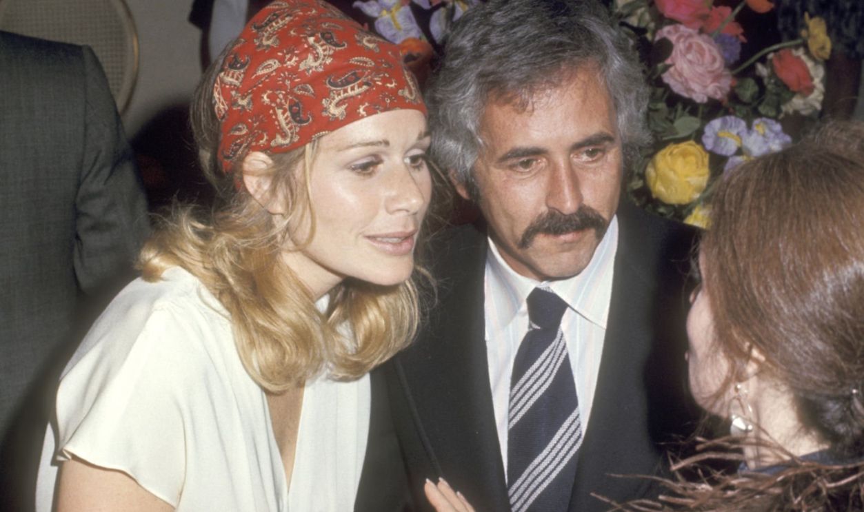 Actress Sally Kellerman and Rick Edelstein partying backstage after Tom Jones Opening on April 16, 1971 at Caesars Palace in Las Vegas, Nevada.
