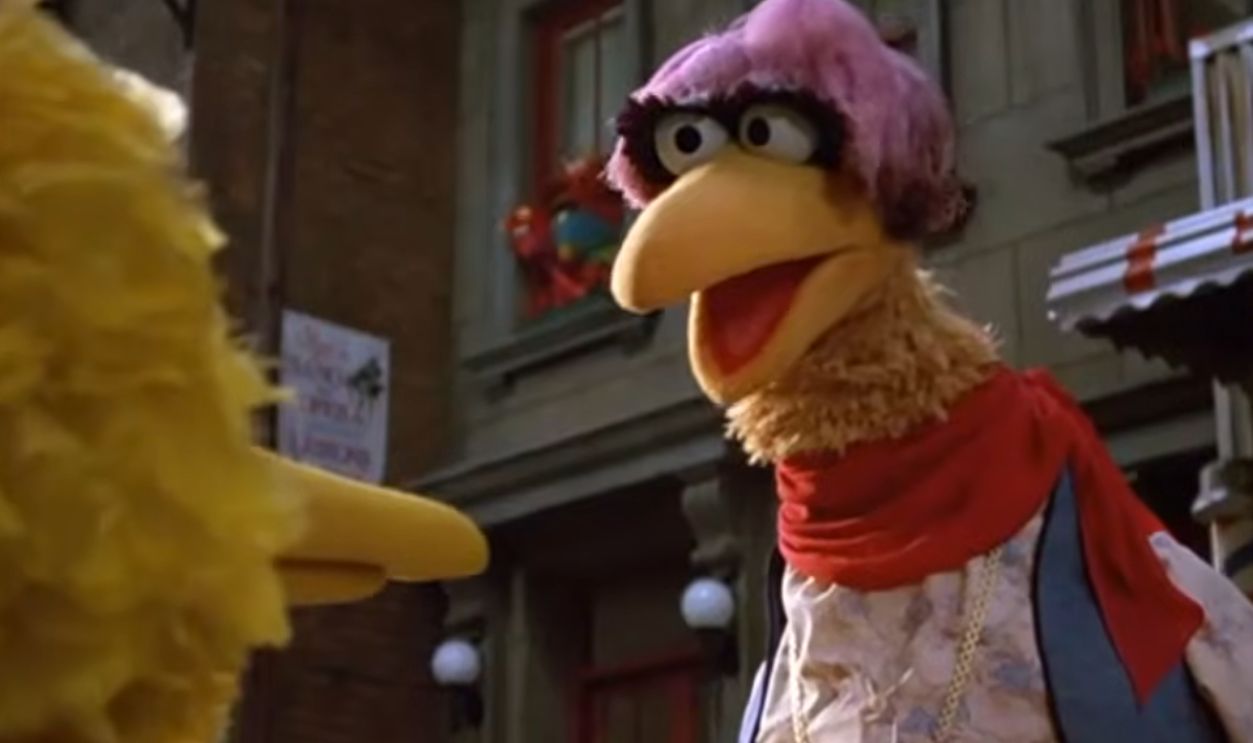 Screenshot from Sesame Street Presents: Follow That Bird, Warner Bros. Pictures (1985)  