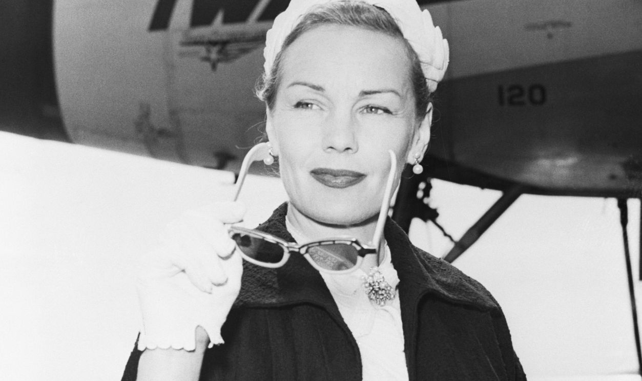 Frances Farmer At Idlewild Airport