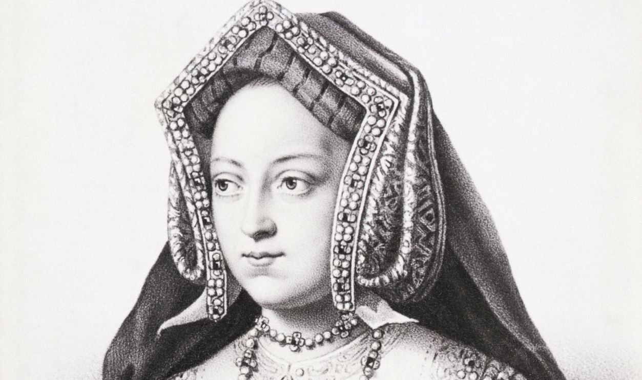 Getty Images - 517443908 - Portrait of Catherine of Aragon, 1483?-1536, first wife of Henry VIII of England.