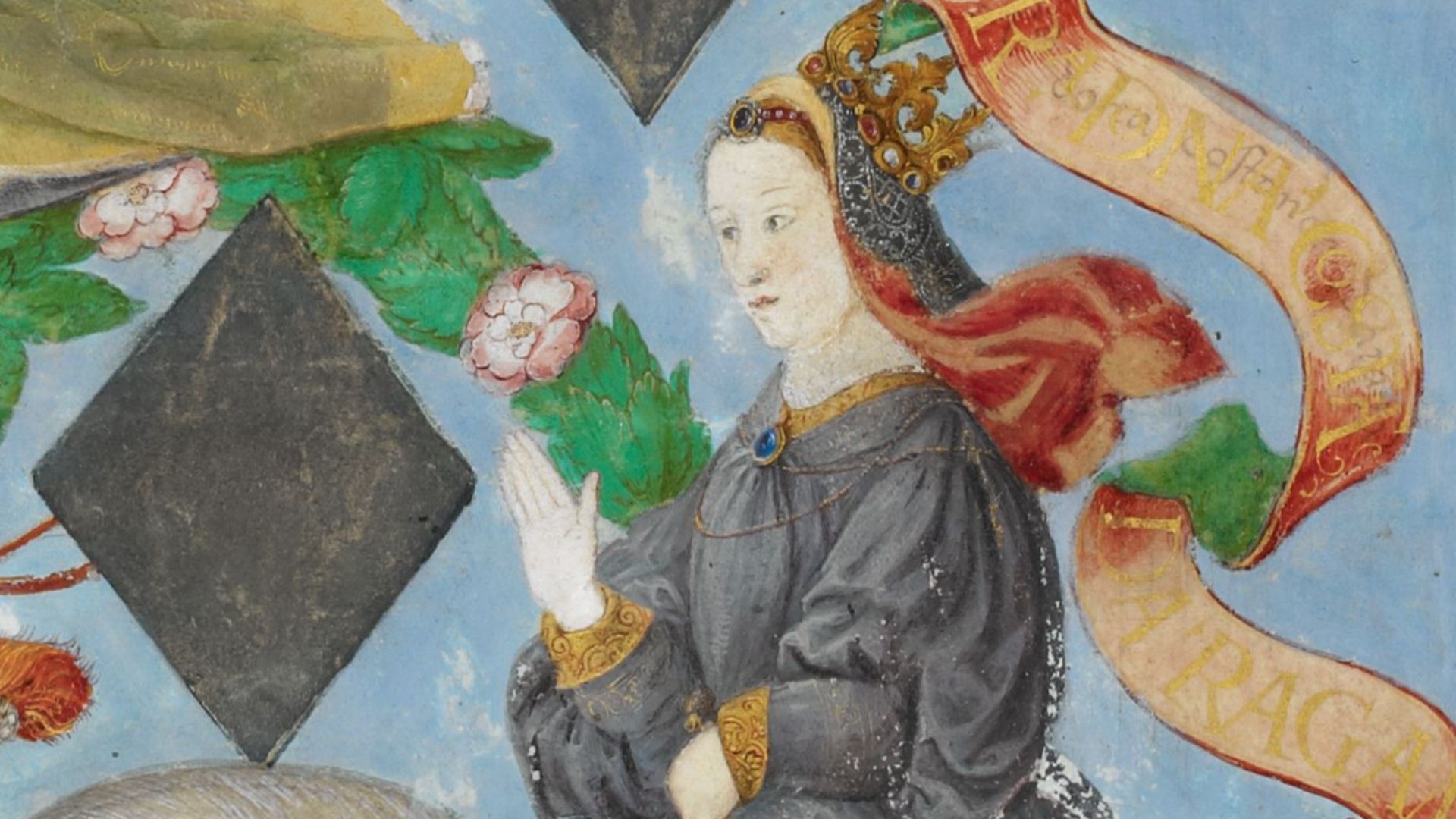 D. Constance of Hohenstaufen (also Constance of Sicily). Queen consort of the Crown of Aragon due to her marriage to King Peter III.