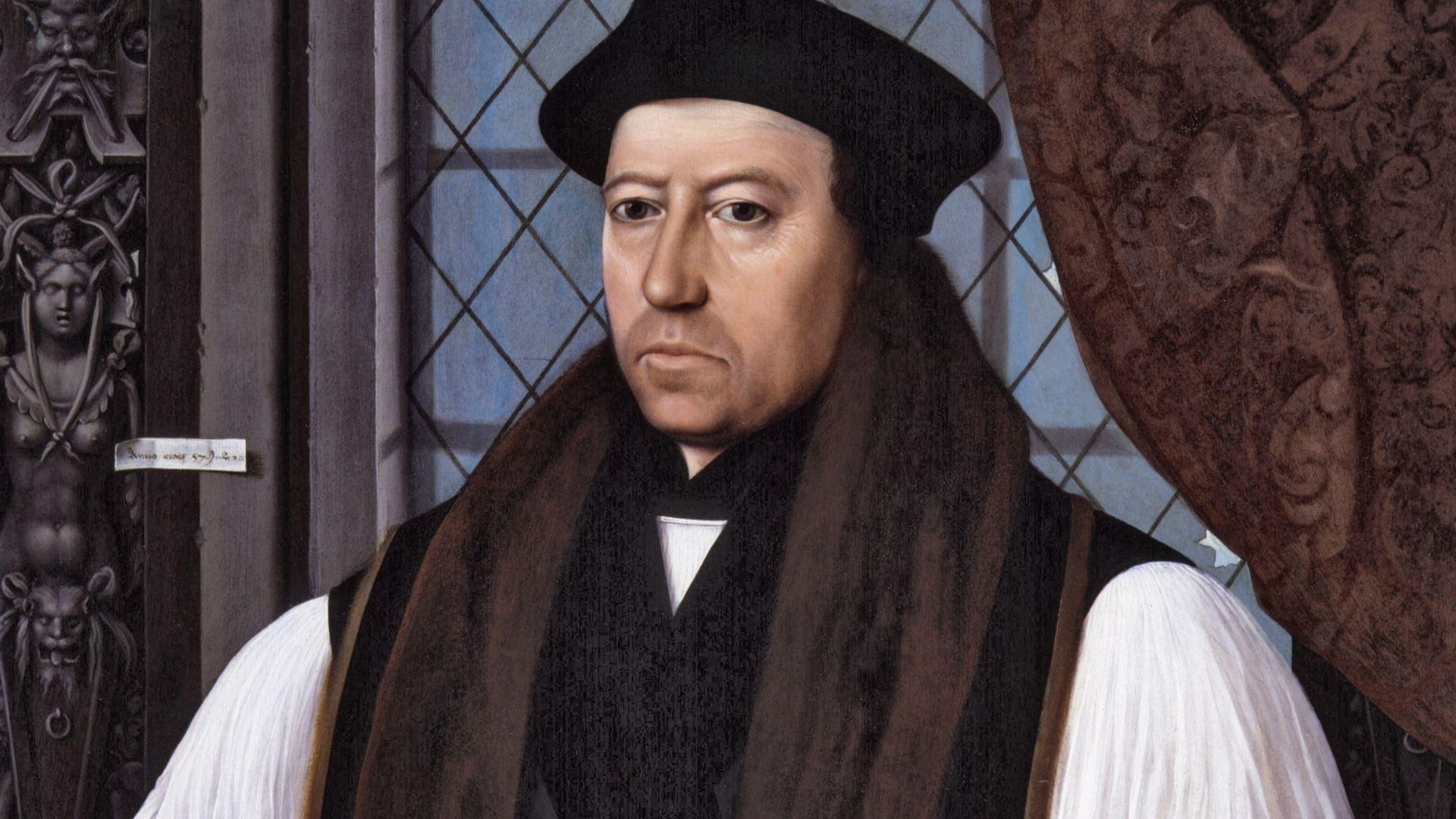 This is part of a set of images gathered by User:Dcoetzee from the National Portrait Gallery, London website using a special tool. All images in this batch have a known author, and have been manually examined for strong evidence that the author was dead b