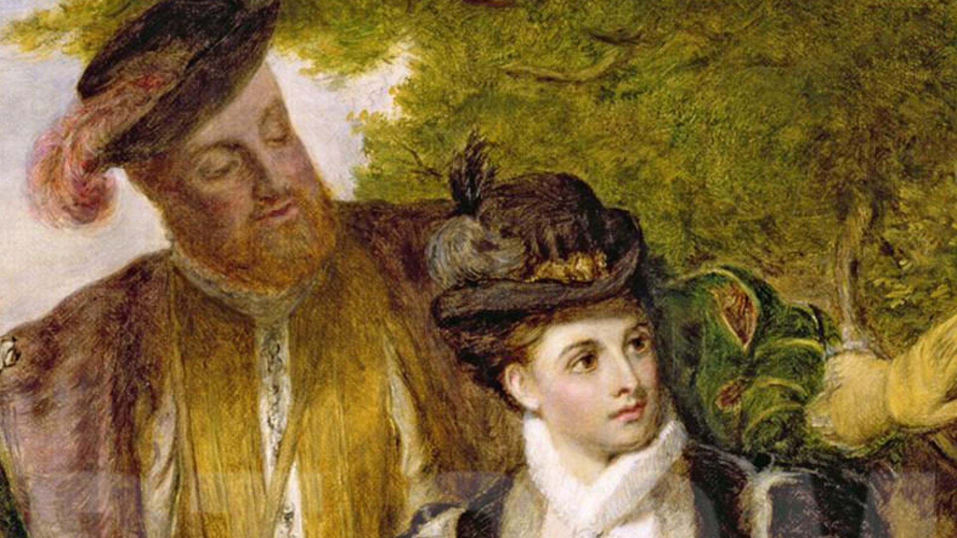 Henry VIII (1491-1547) and his second wife Anne Boleyn (1501/7-1536)