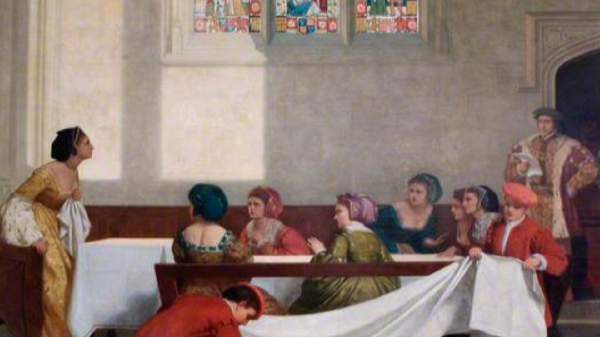 Wynfield, David Wilkie; The Arrest of Anne Boleyn at Greenwich; Royal Armouries at the Tower of London; http://www.artuk.org/artworks/the-arrest-of-anne-boleyn-at-greenwich-135148