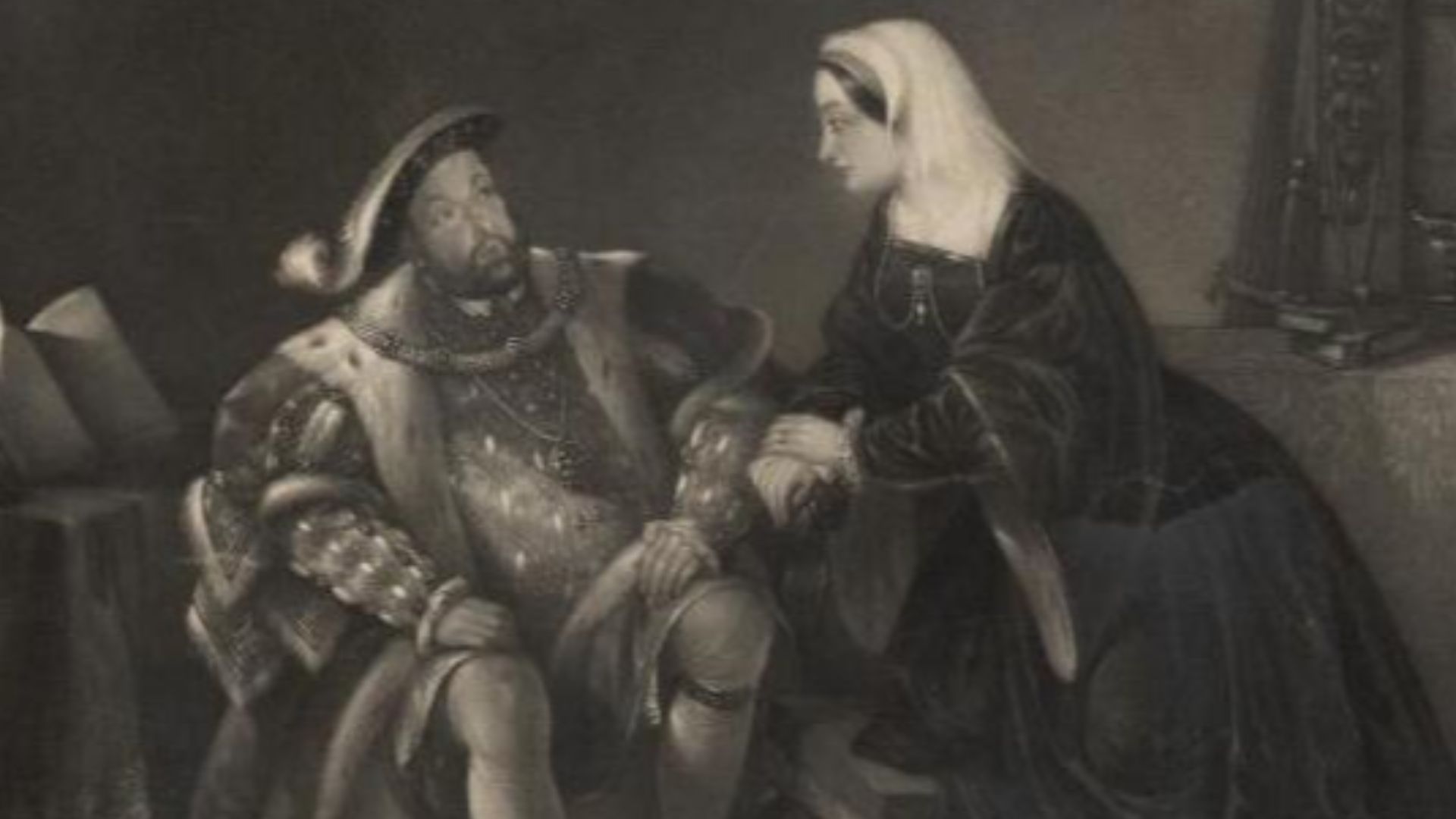 A portrait from the Welsh Portrait Collection at the National Library of Wales. Depicted person:  Henry VIII of England – King of England from 1509 to 1547 (1491–1547)