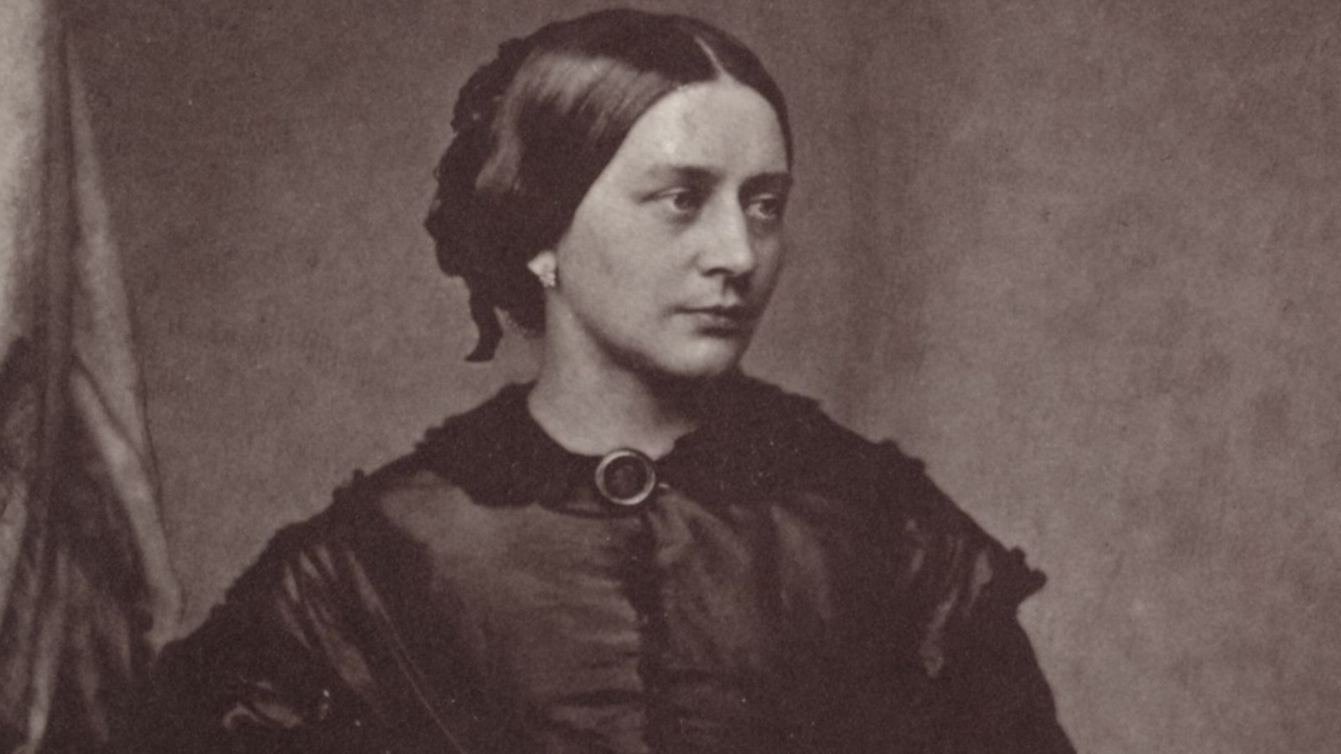 Clara Schumann (1819-1896), Autotypie, Porträt