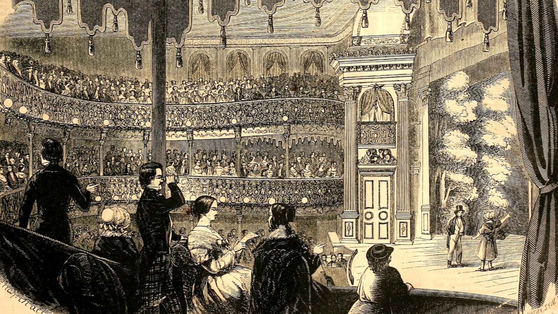 Jpg version of File:Lecture Room (theatre) of Barnum's American Museum, New York City.tiff