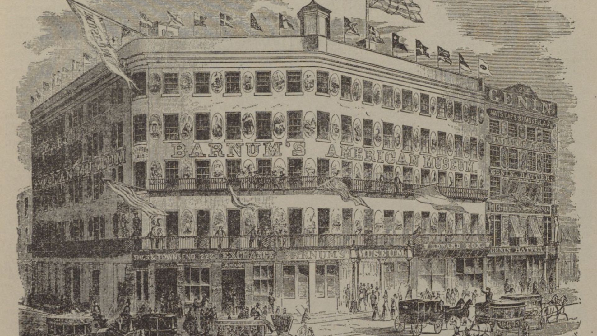 First Barnum's Museum in New York City