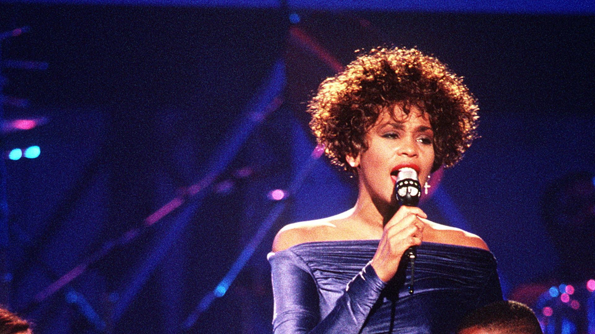 Whitney Houston performing