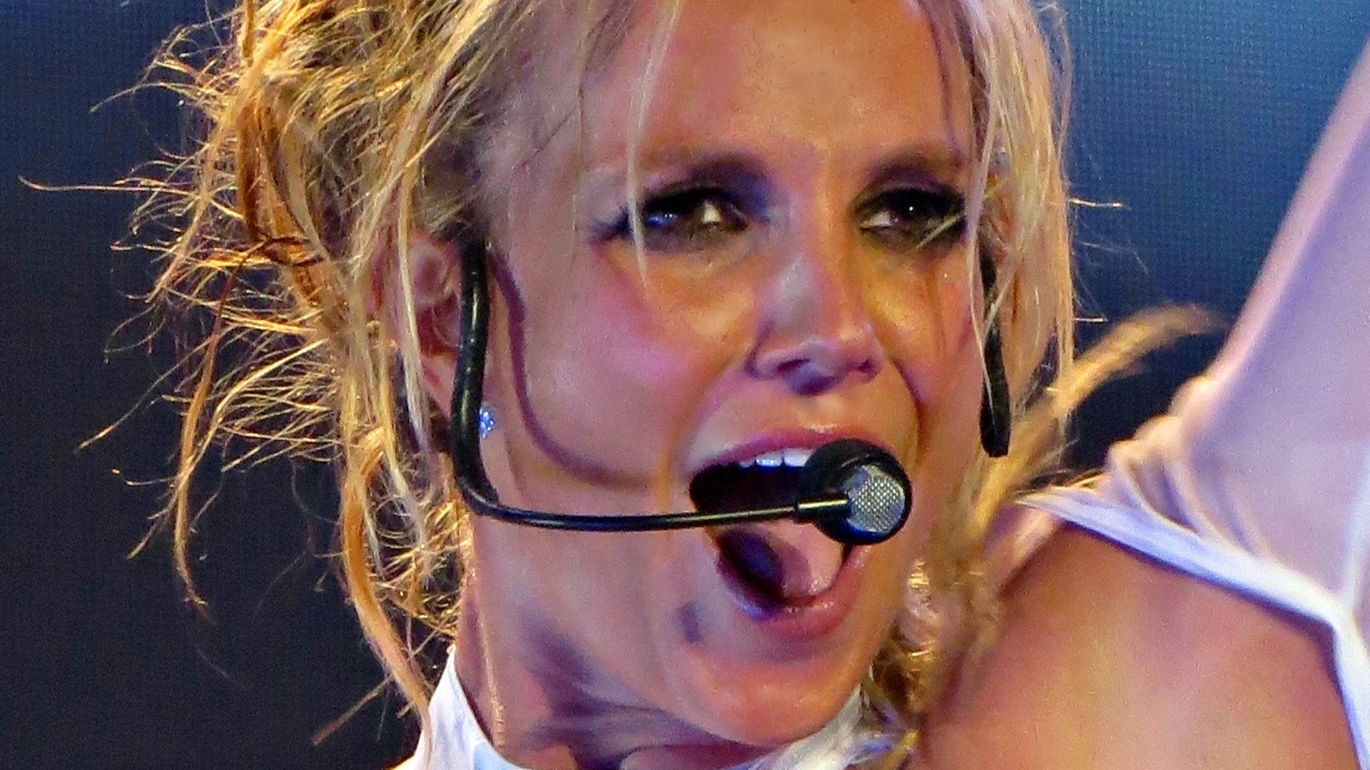 Britney Spears performing in Las Vegas in July 2016