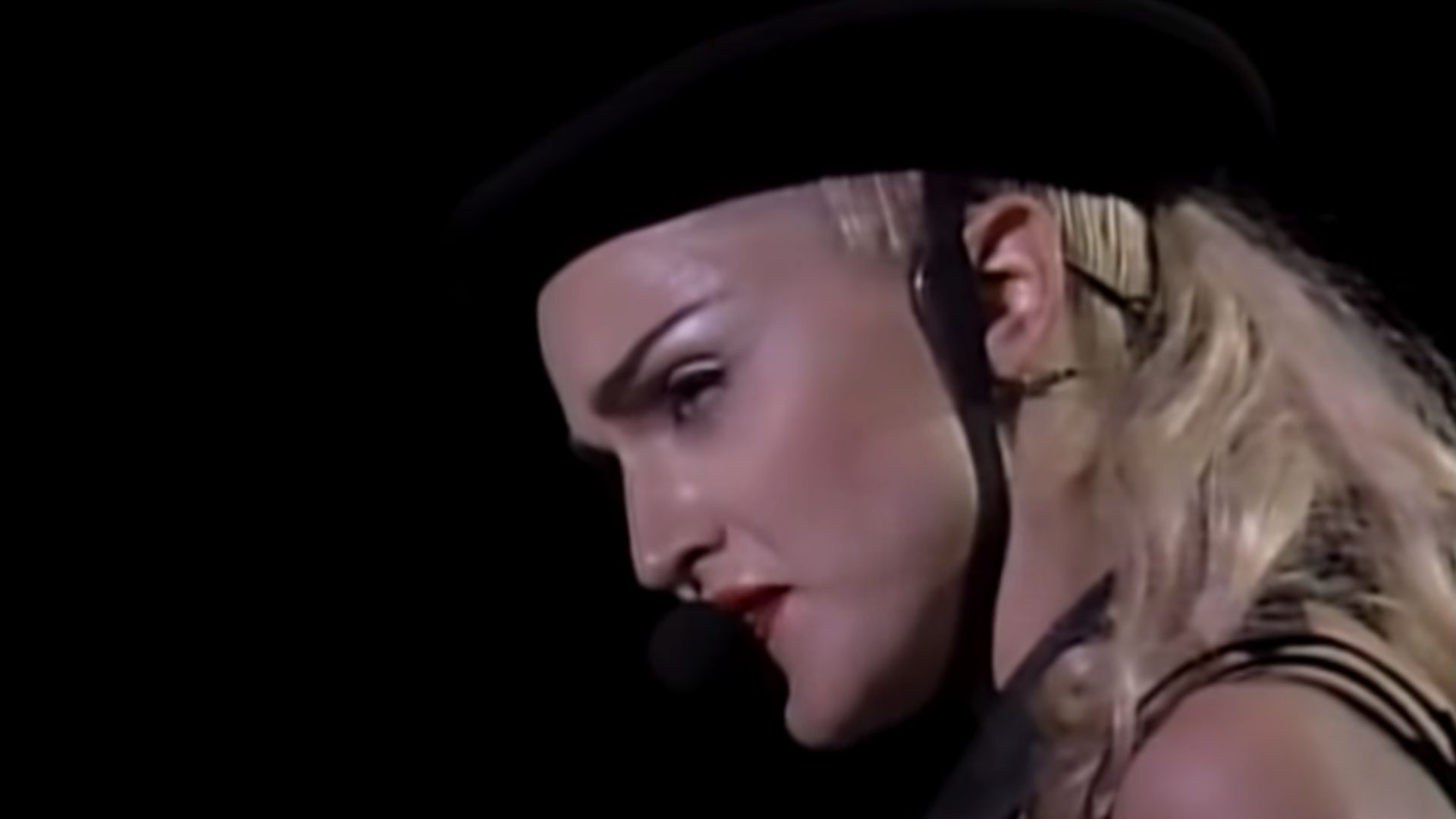 Madonna performing