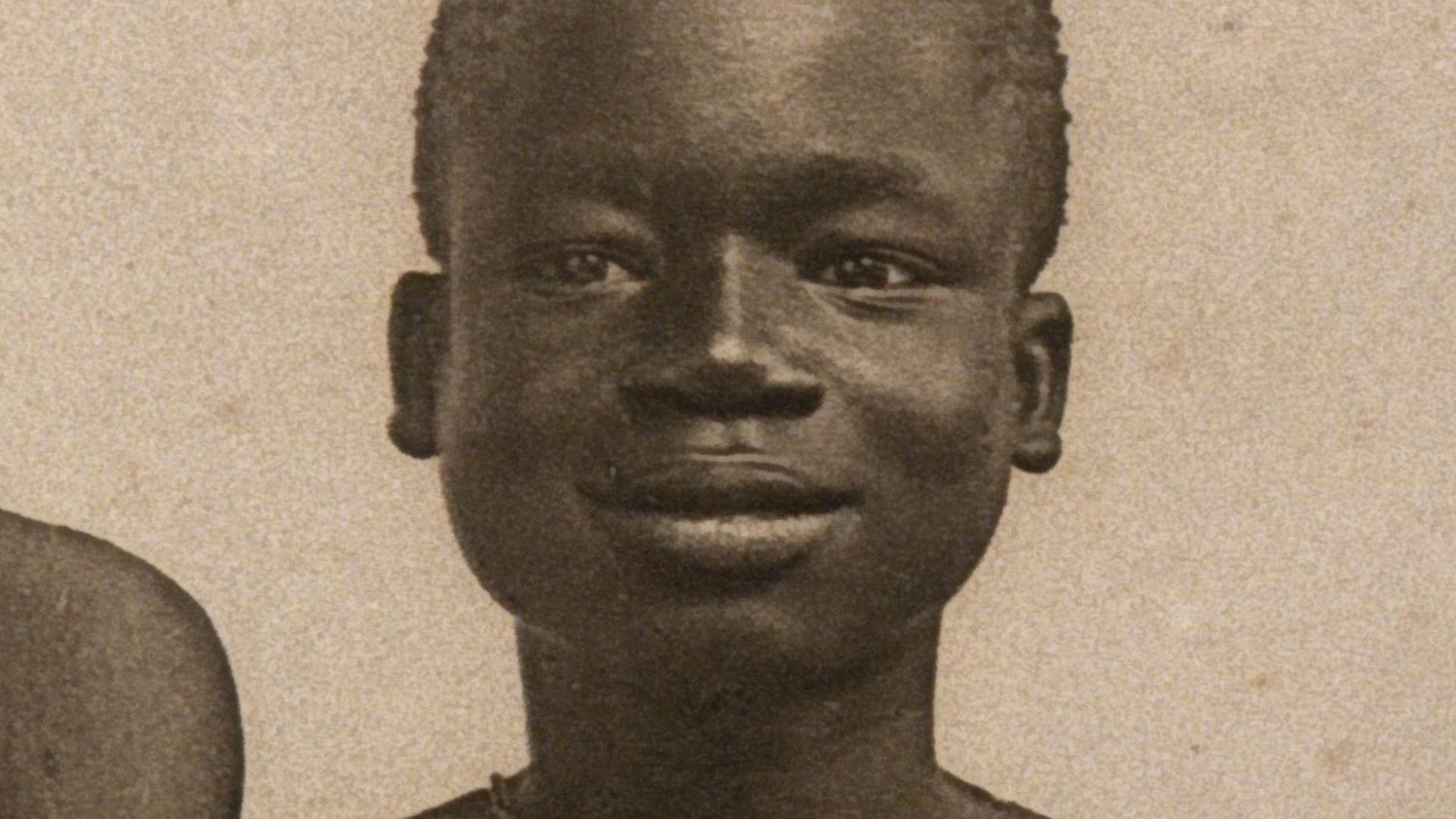 Photograph of Ota Benga at the St. Louis World's Fair in 1904