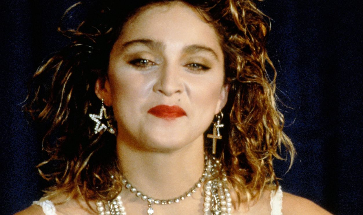 NEW YORK - SEPTEMBER 16: Madonna concert during a performance at MTV Video Awards on September 16, 1984. 