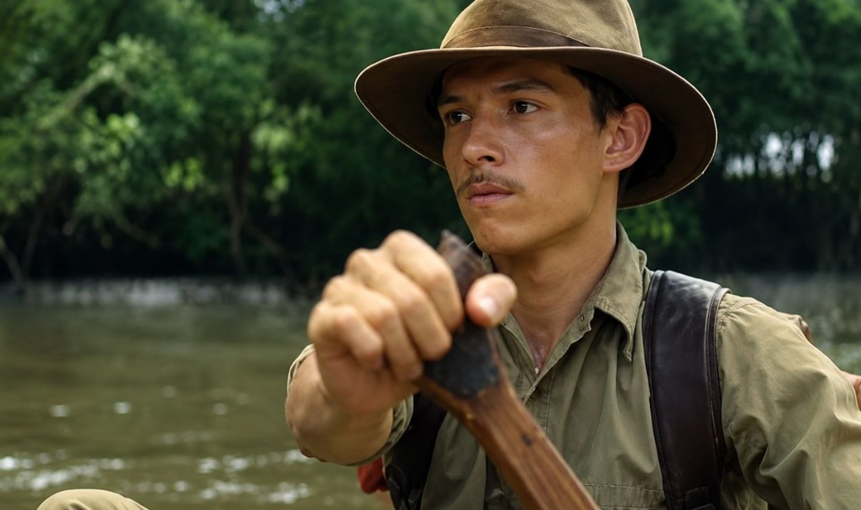 Screenshot from The Lost City of Z, Amazon Studios  (2016), Enhanced   