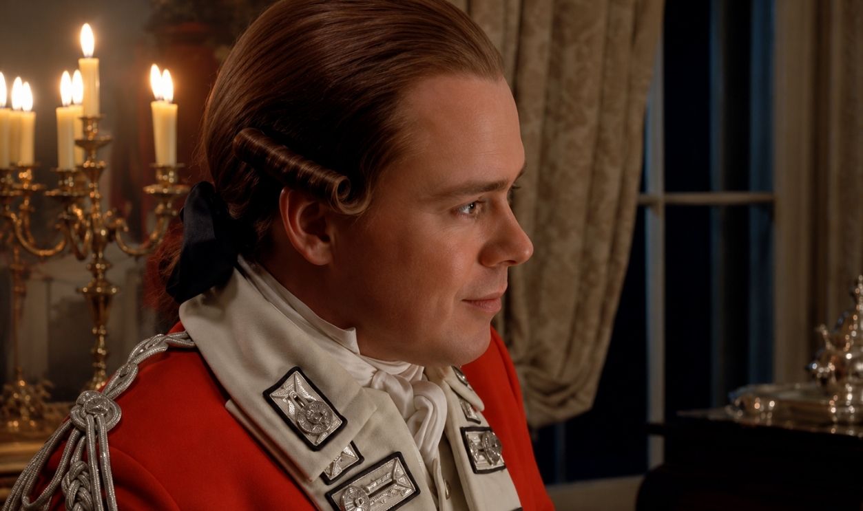Screenshot from Aristocrats, BBC (1999)  