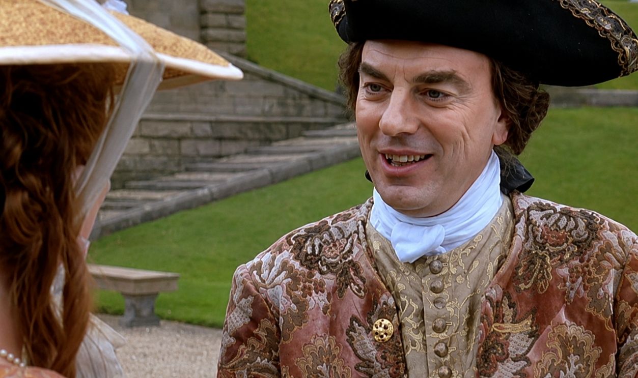 Screenshot from Aristocrats, BBC (1999)  