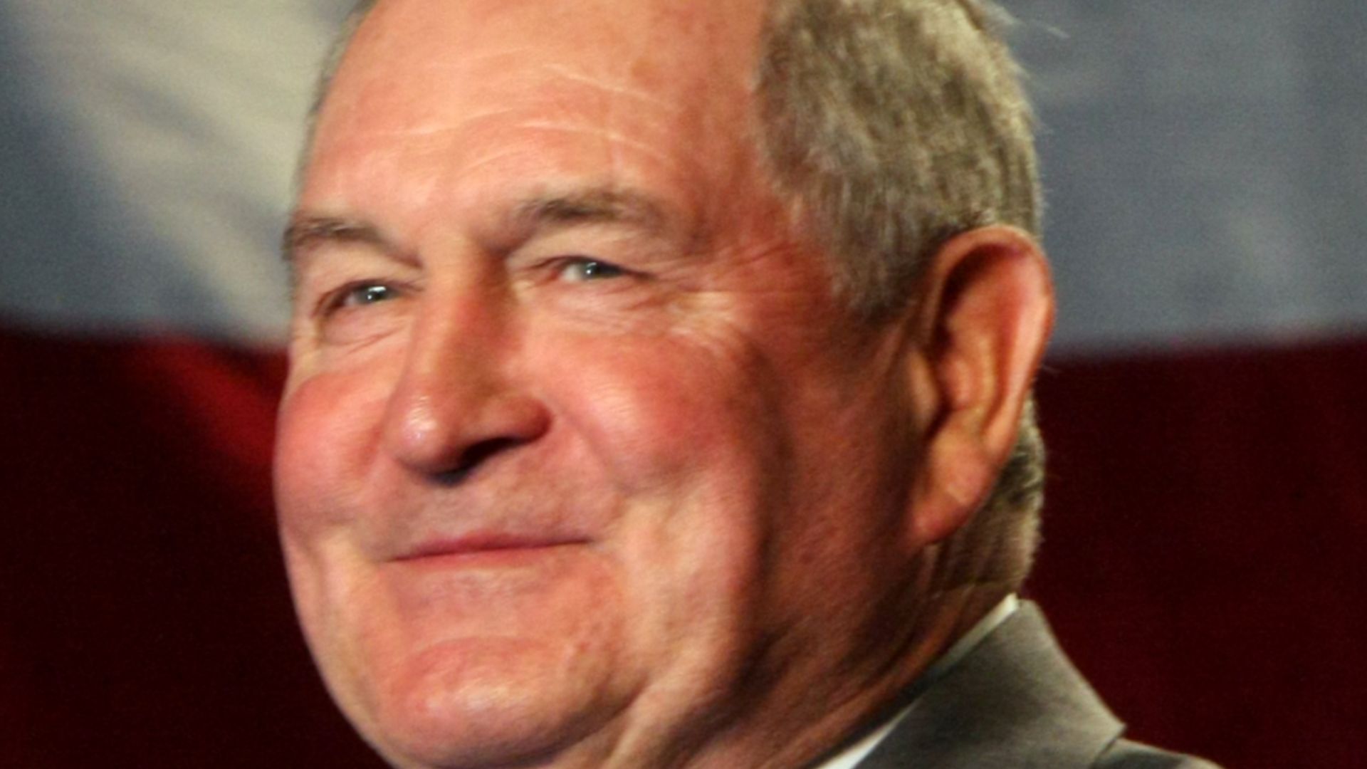 Gov Sonny Perdue of Georgia at Saxby ralley
