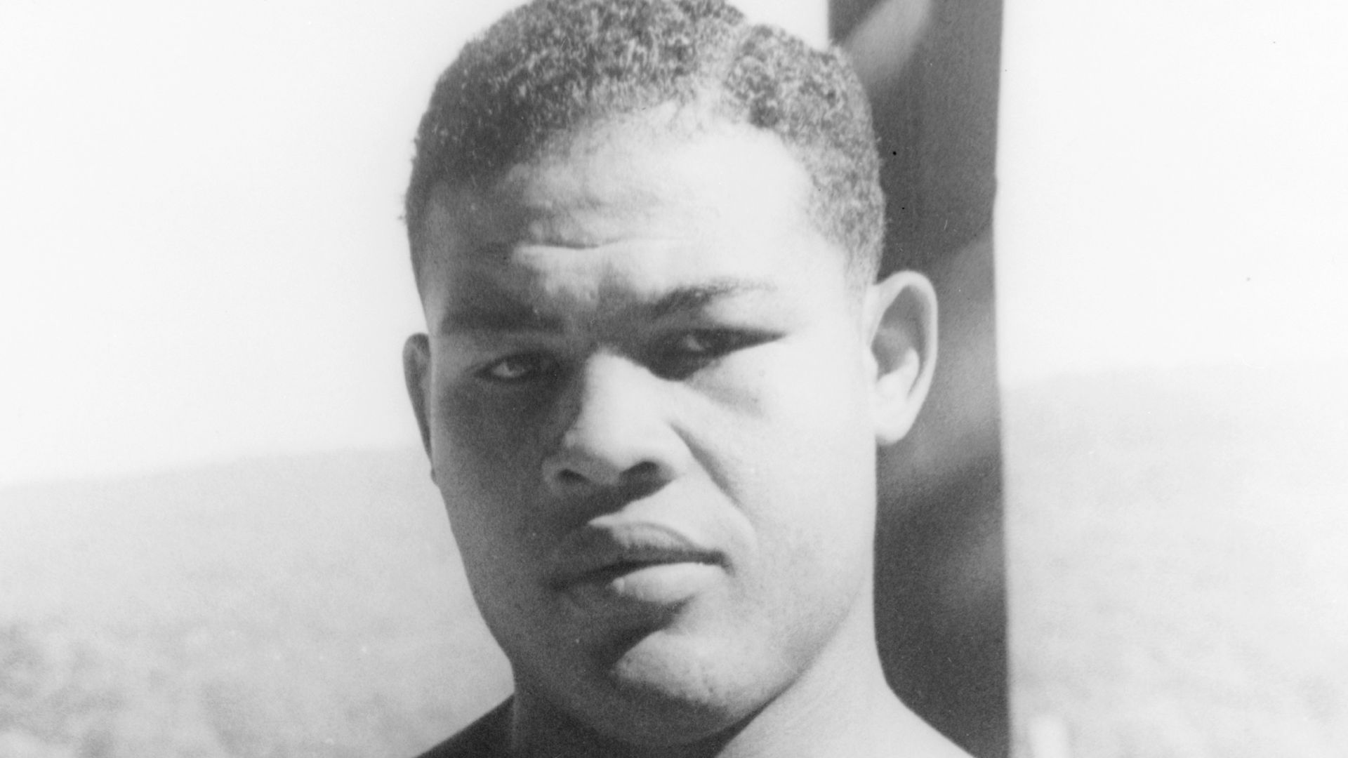 Portrait of boxer Joe Louis