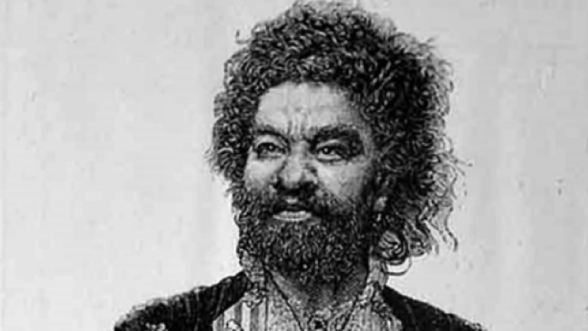 Zenora Pastrana, zweite Frau des Impressarios Theodore Lent, an Hypertrichosis leidend und im Zirkus vorgeführt.
