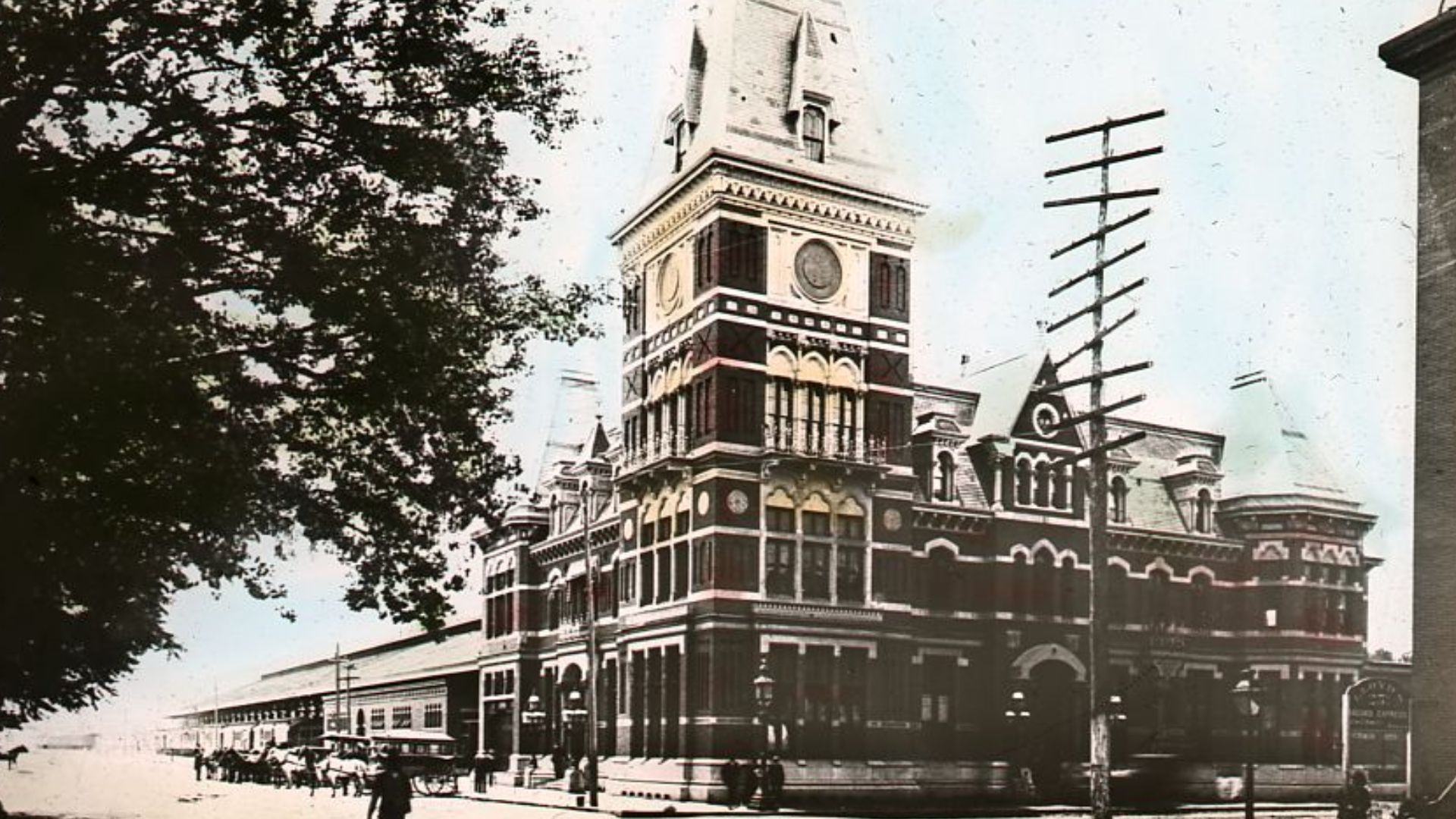 The Baltimore and Potomac Railroad Station located at 6th and Pennsylvania Avenue, NW and has sometimes been refered to as the Pennsylvania Railroad Station. Built in 1873 and was the site of President James A. Garfield's assassination in 1881.  In 1903 e
