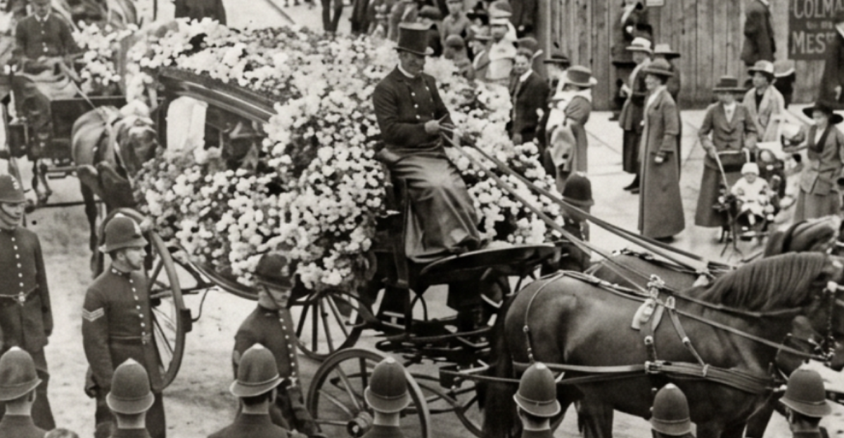 Sergeant Green' funeral, Epsom 1919