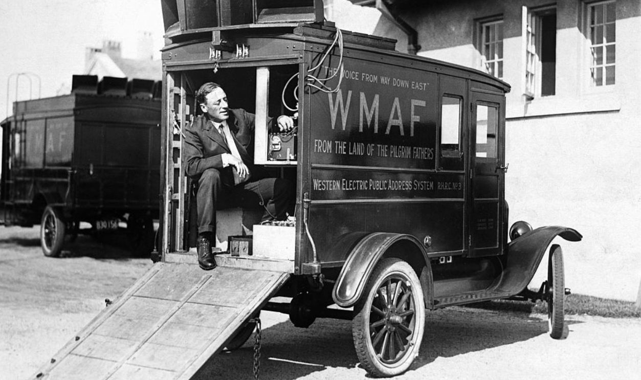 WMAF Broadcasting Van