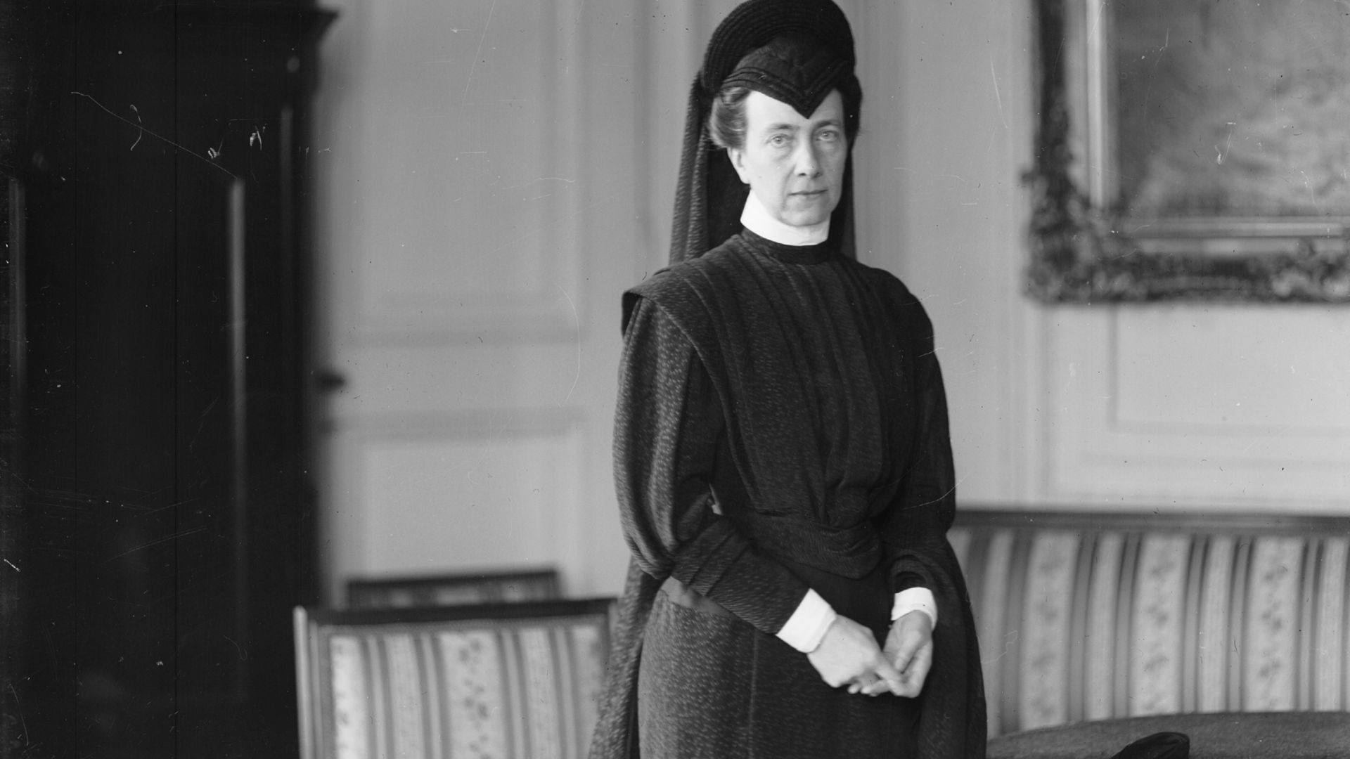 Black dress for funeral in sweden during 1700's.