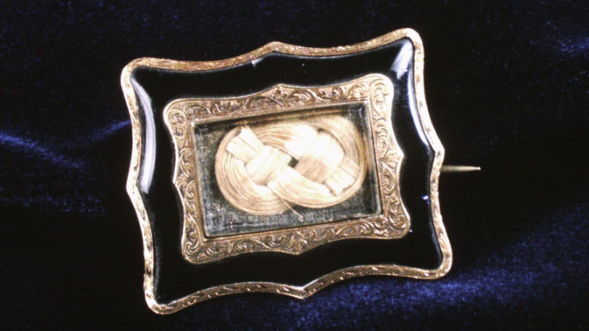 A hair brooch in the permanent collection of The Children’s Museum of Indianapolis