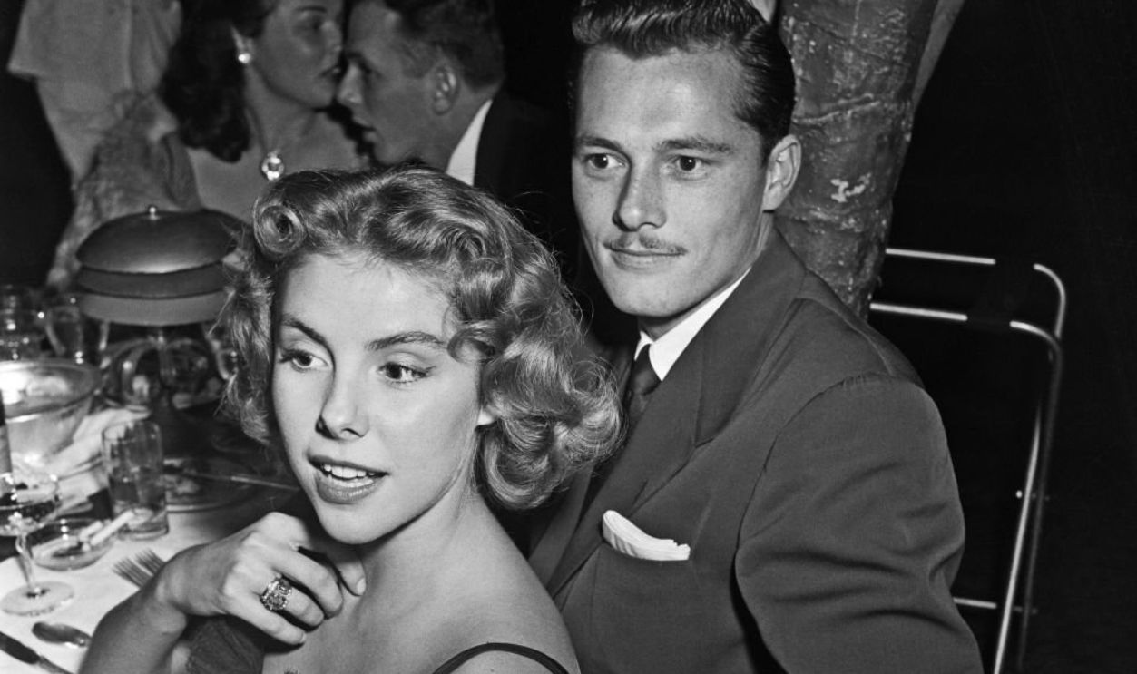 HOLLYWOOD - DECEMBER 28, 1951: Actress (and Countess) Betsy von Furstenberg and Conrad 