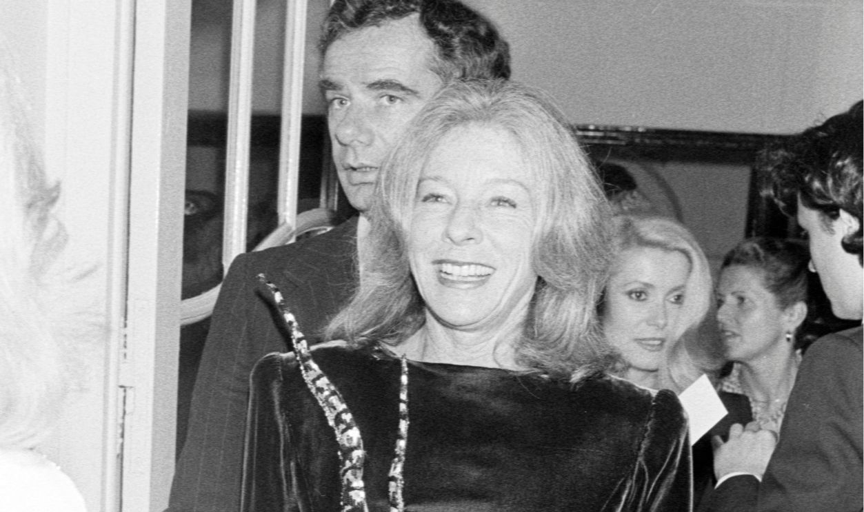 Bettina Grazziani (C) and Catherine Deneuve (to R of Graziani) attend a special performance of the play