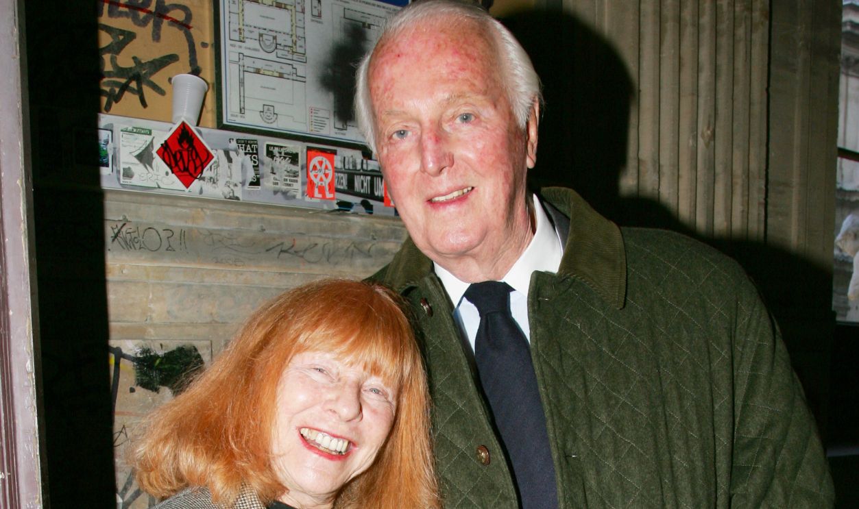 Bettina Graziani and Hubert De Givenchy at President Wade At The Party 