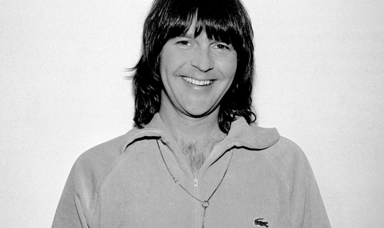 Portrait of Randy Meisner at the Park West in Chicago, Illinois, March 6, 1981.