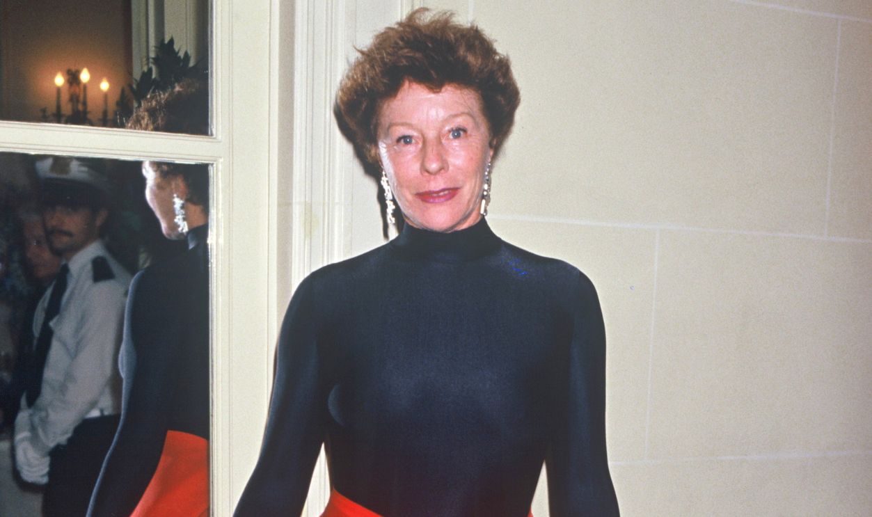 Bettina Graziani at a private viewing, 1987.