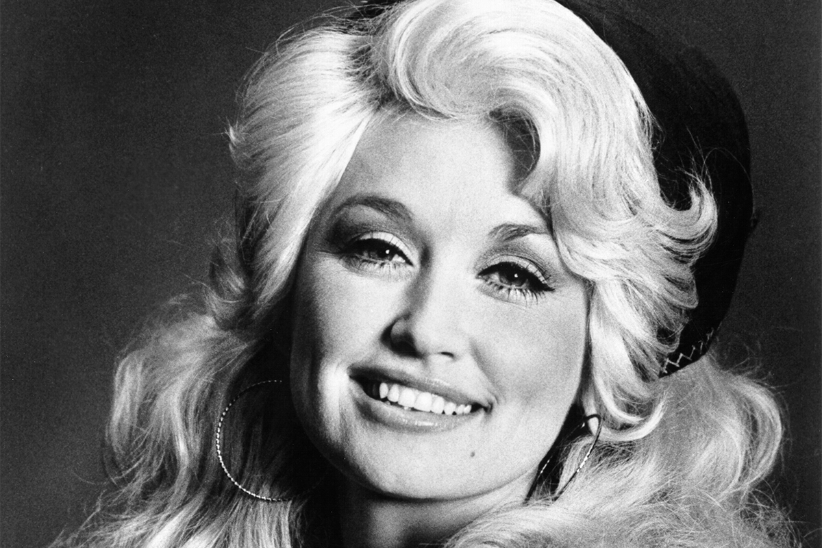 Country singer Dolly Parton, circa 1970. 