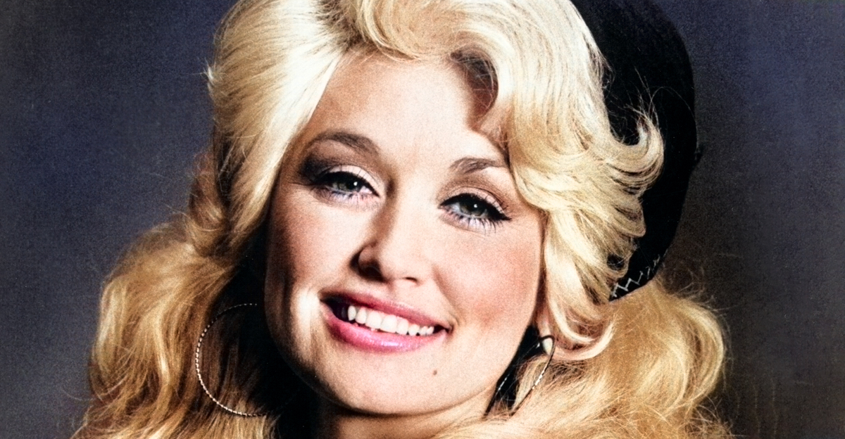 Country singer Dolly Parton, circa 1970. 