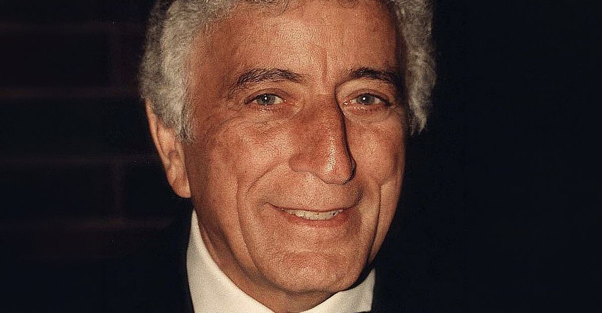 Close up photo of Tony Bennett
