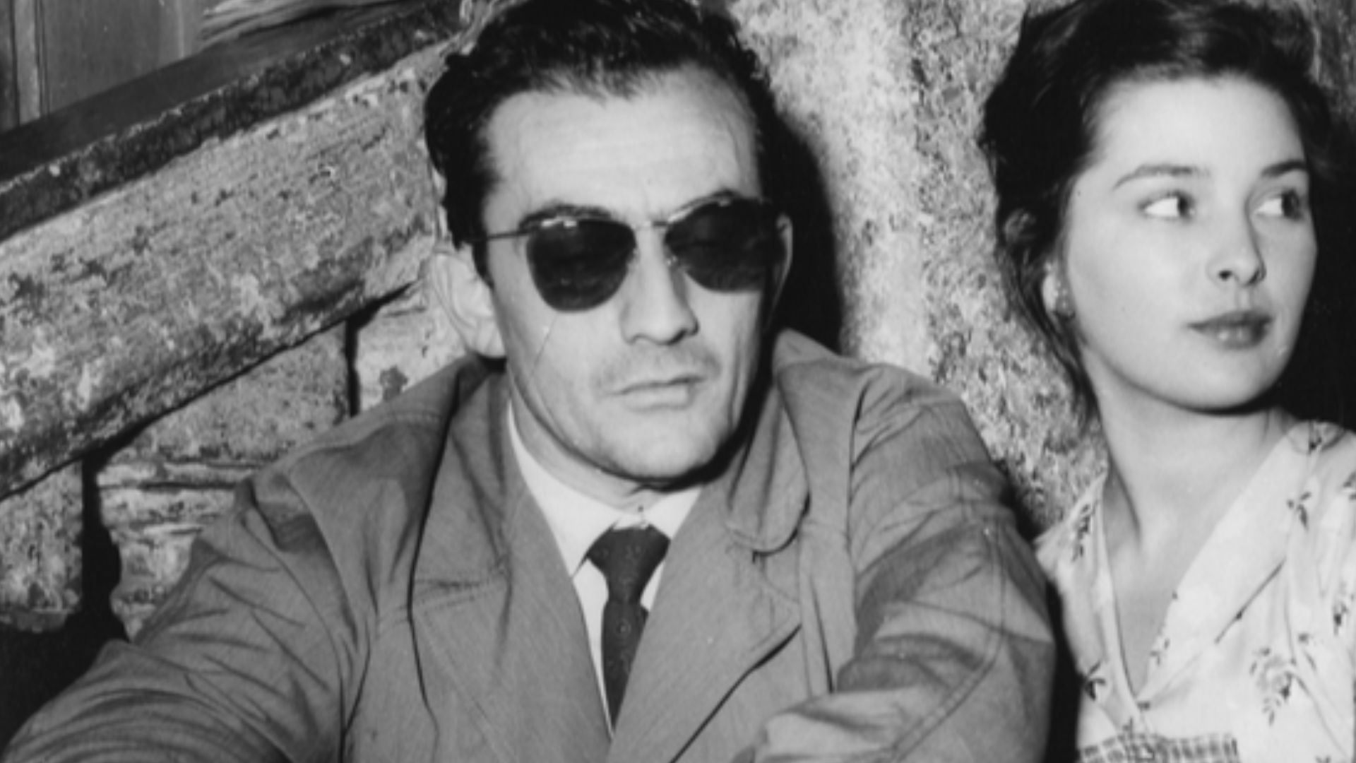 Luchino Visconti, Irene Galter e Antonio Pietrangeli durante la lavorazione di Il sole negli occhi (1953)